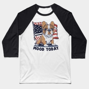 French Bulldog Emotion Baseball T-Shirt